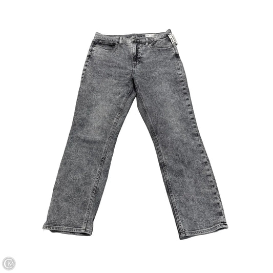 Jeans Straight By Gap In Grey, Size: 12