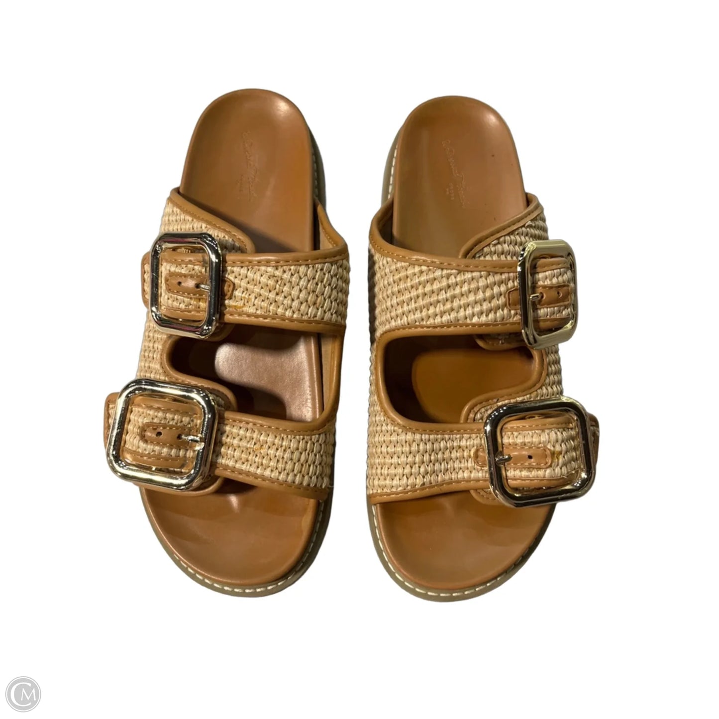 Sandals Flats By Universal Thread In Brown, Size: 9.5