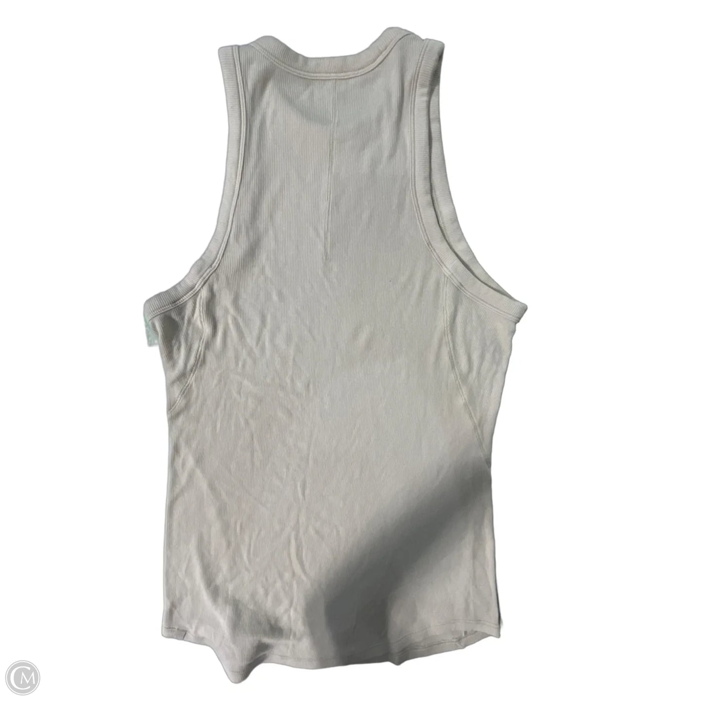 Athletic Tank Top By Lululemon In Cream, Size: L