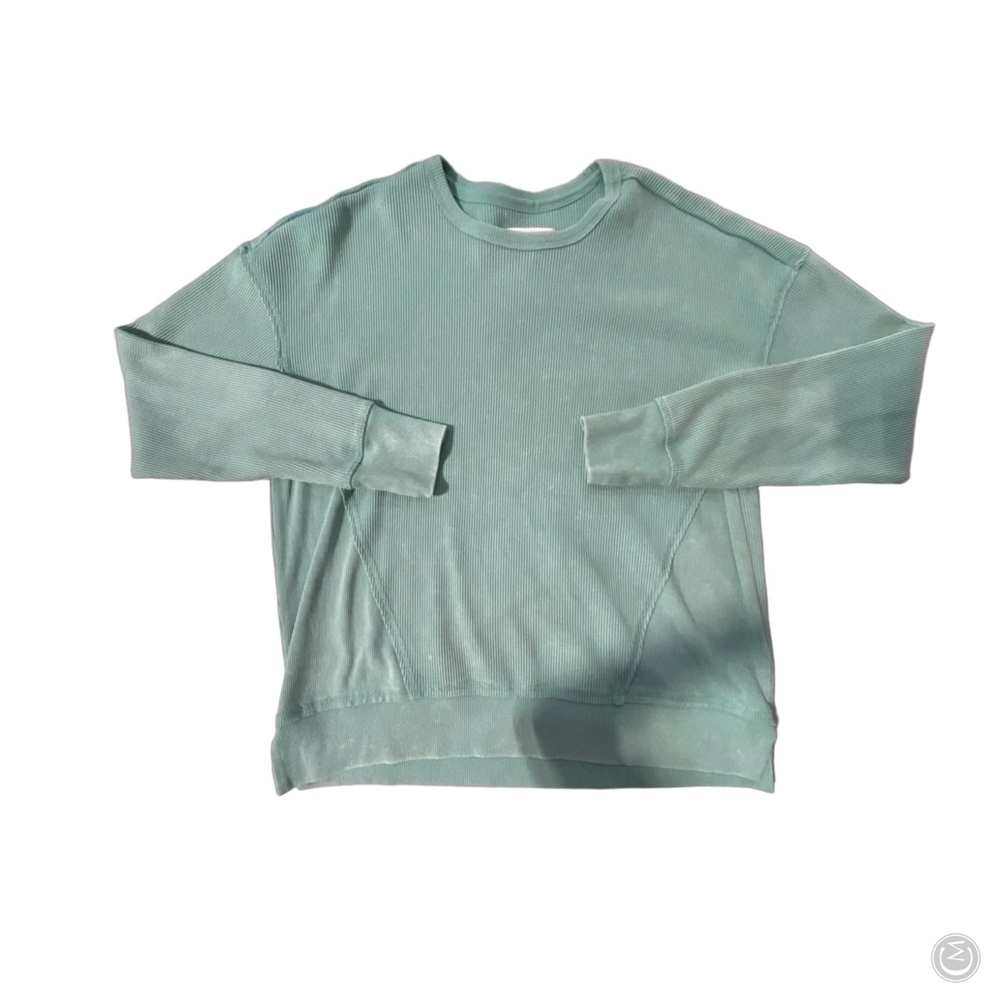 Top Long Sleeve By Seven 7 In Green, Size: M