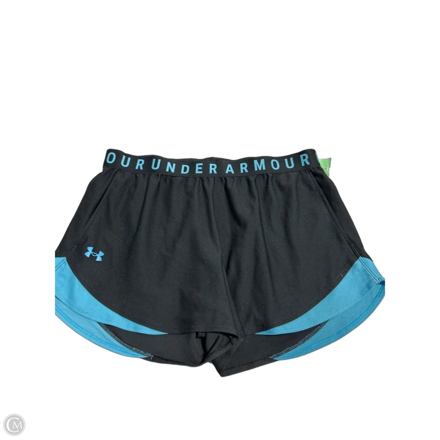 Athletic Shorts By Under Armour In Black & Blue, Size: Xl