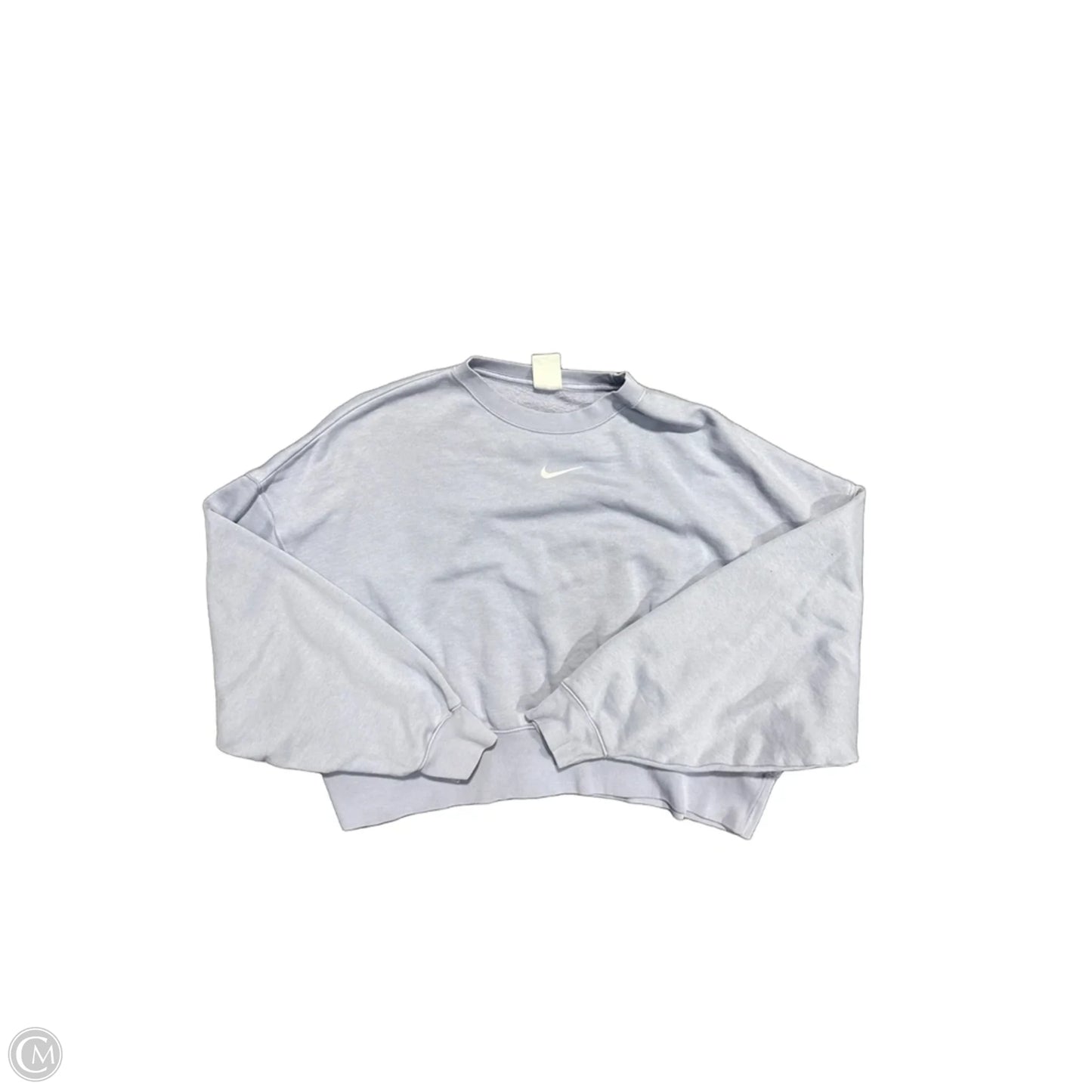 Sweatshirt Crewneck By Nike In Purple, Size: M