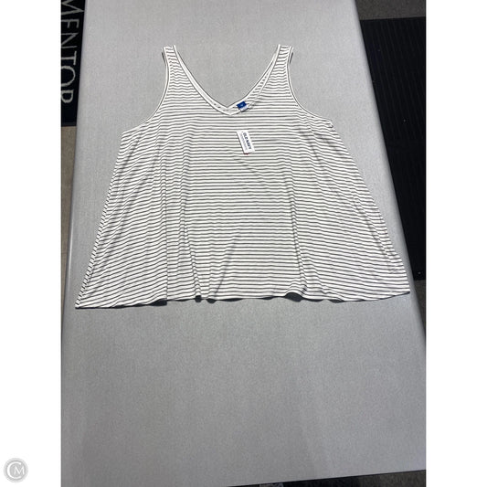 Tank Top By Old Navy In Black & White, Size: Xxl