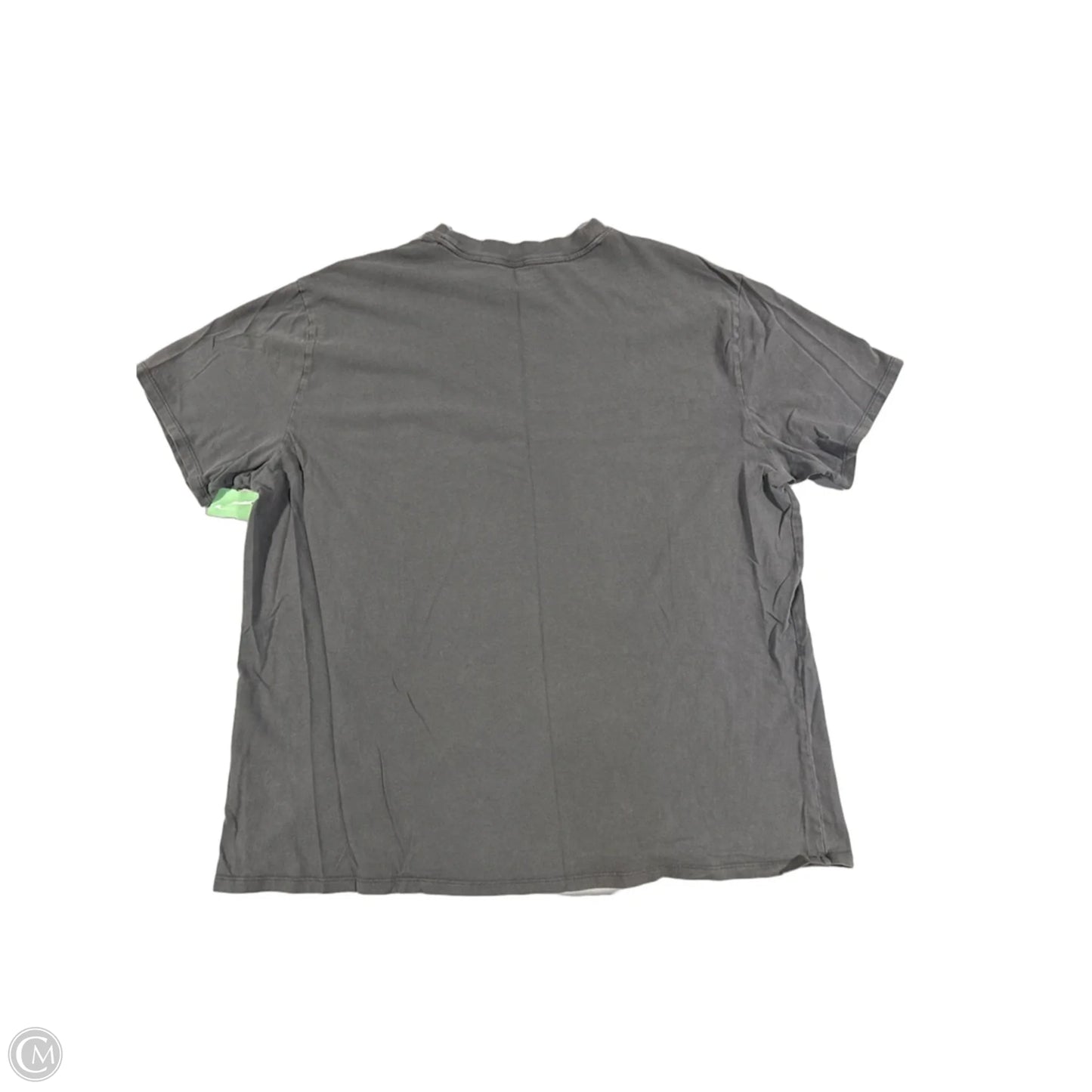 Top Short Sleeve By Abercrombie And Fitch In Grey, Size: Xl