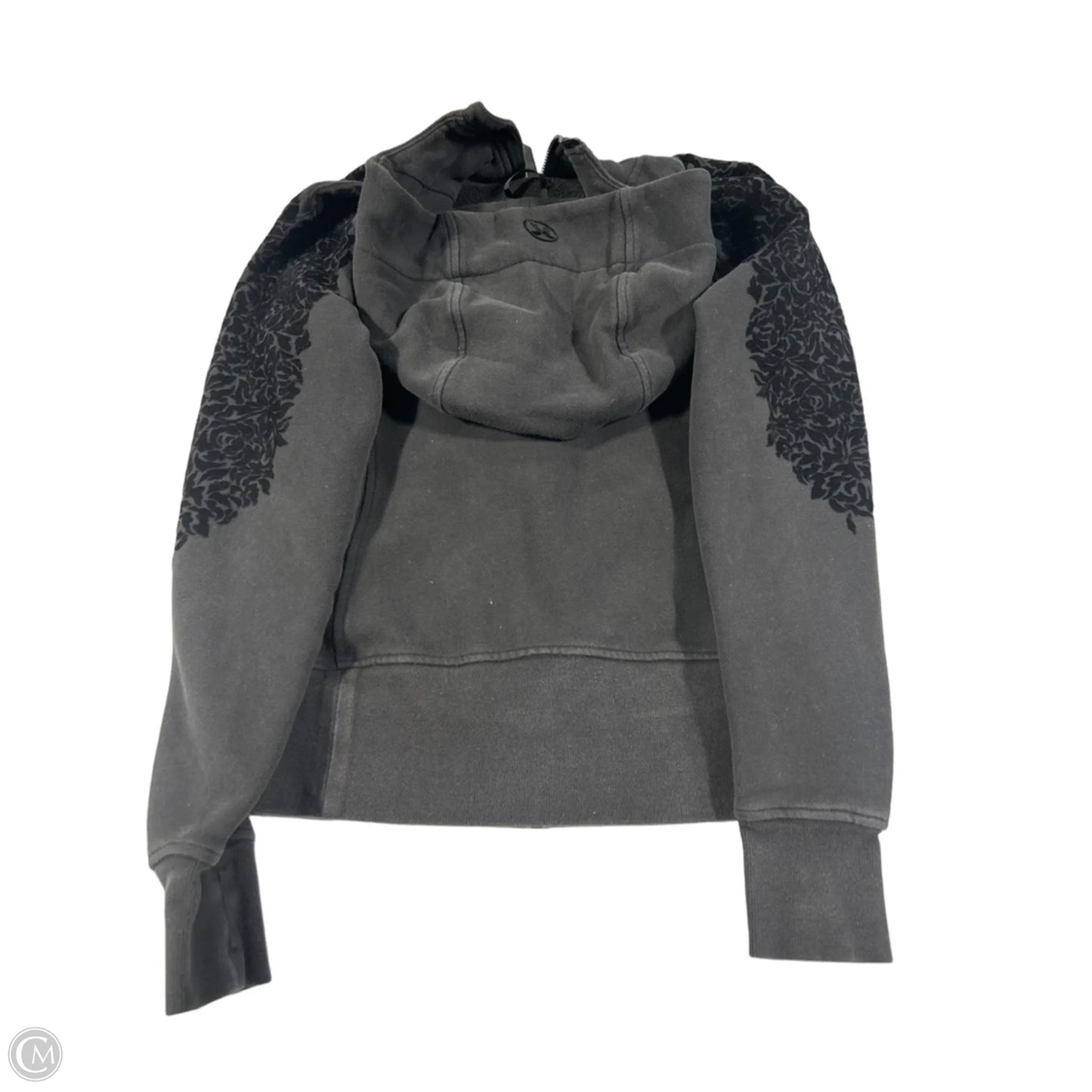 Athletic Jacket By Lululemon In Black, Size: 6