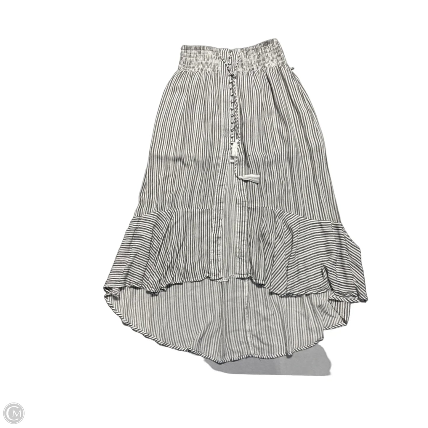 Skirt Maxi By American Eagle In Striped Pattern, Size: S