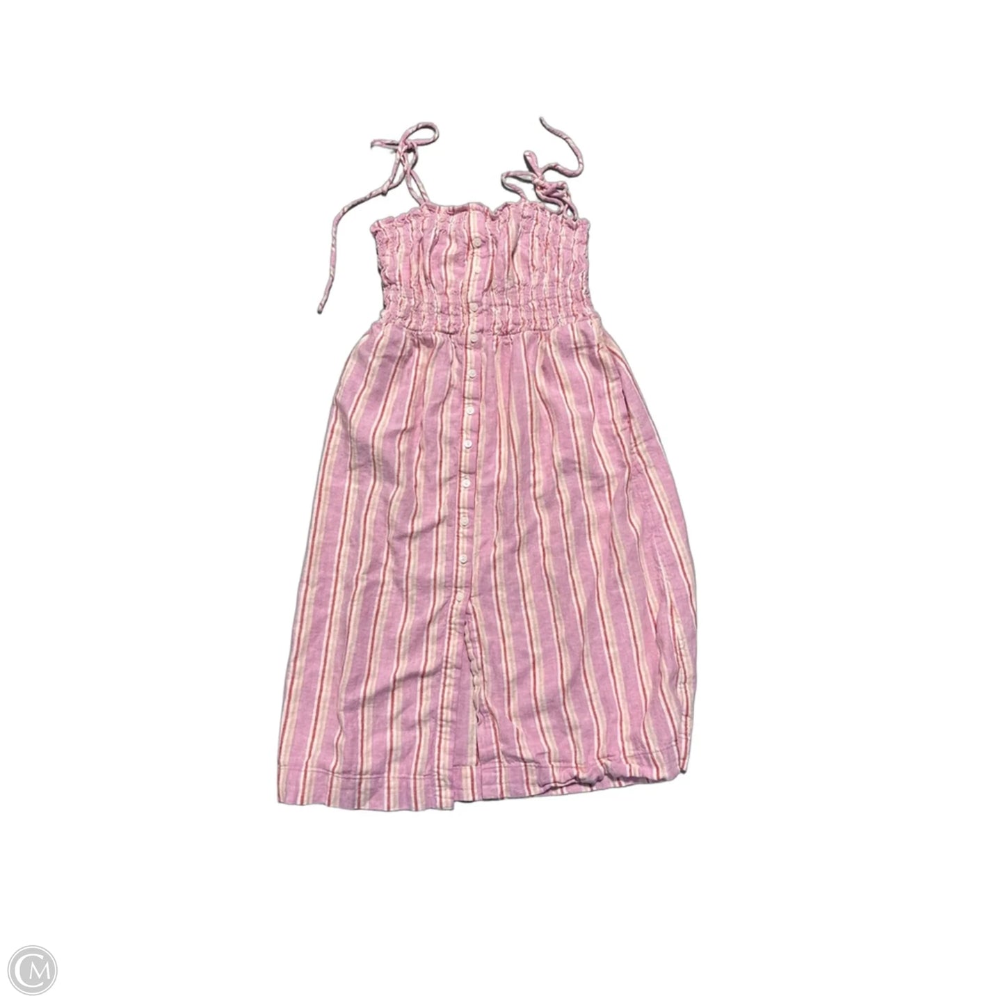 Dress Casual Midi By Universal Thread In Pink, Size: M