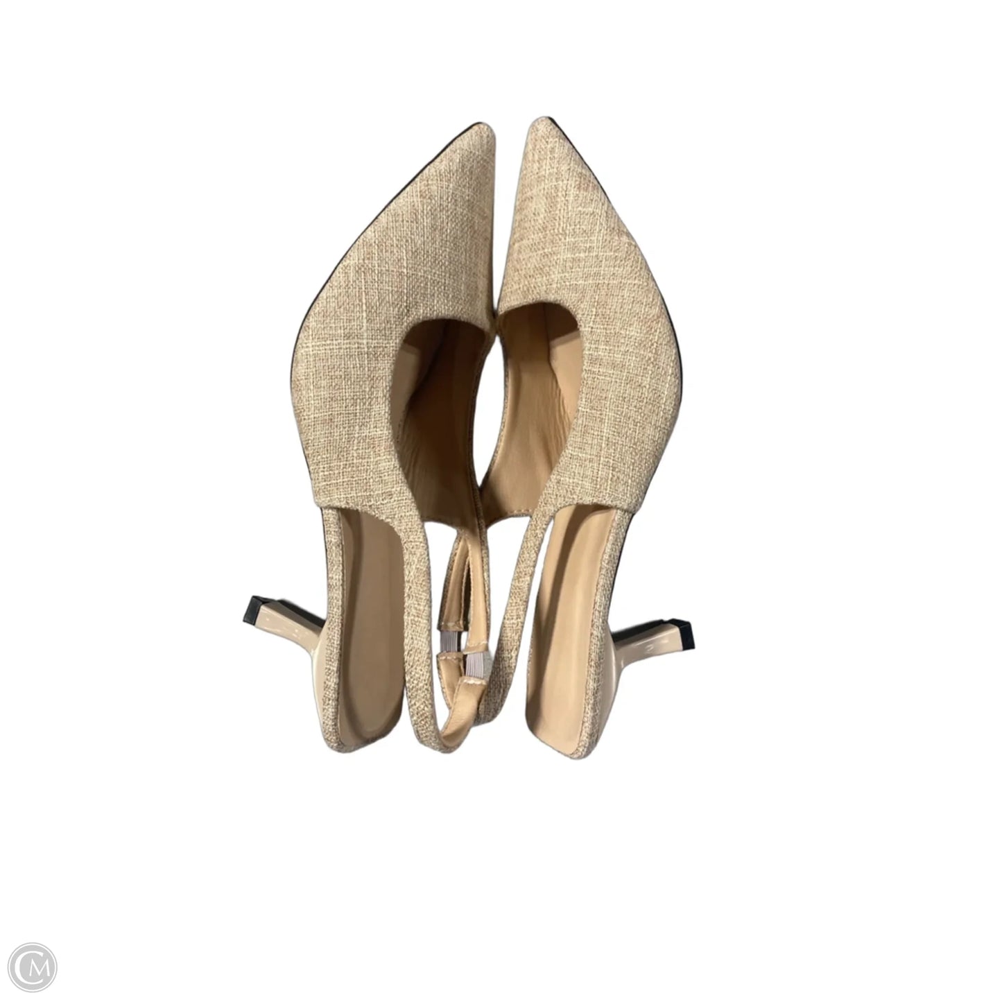 Shoes Heels Kitten By Cmc In Tan, Size: 10.5
