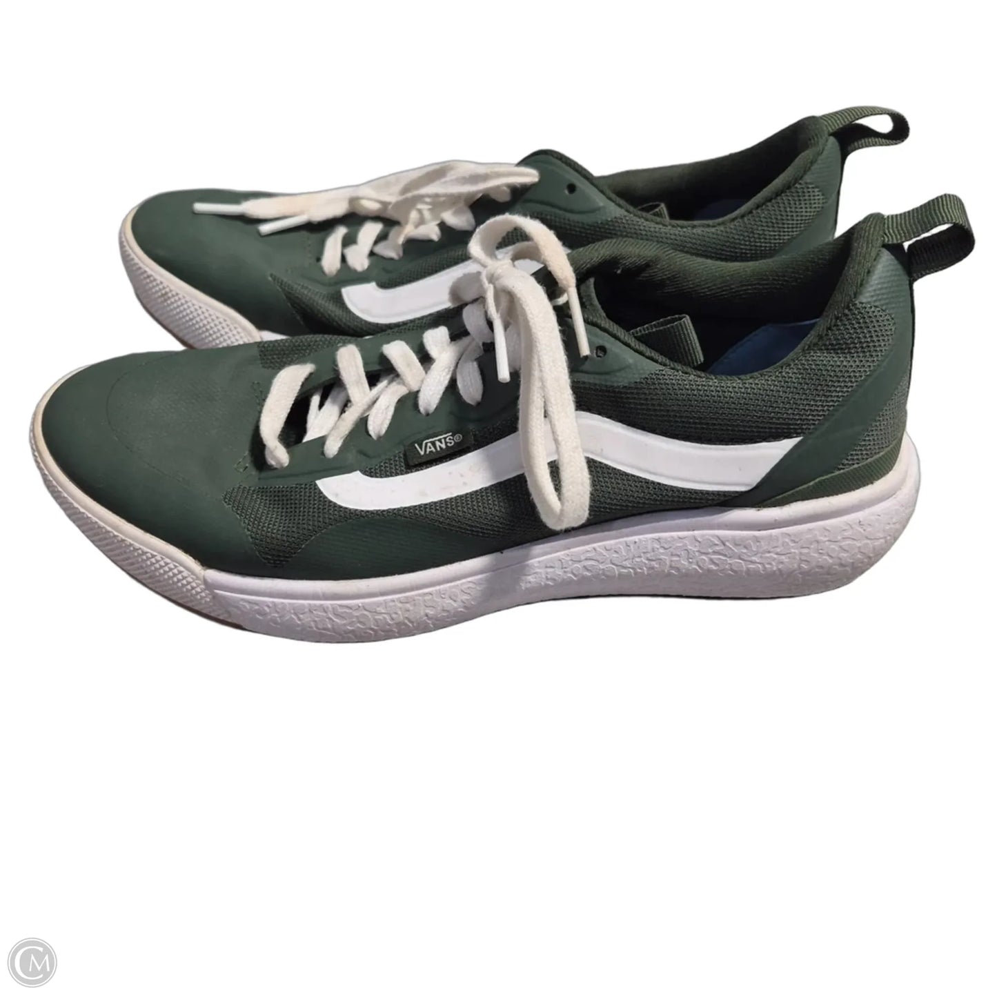 Shoes Sneakers By Vans In Green, Size: 9