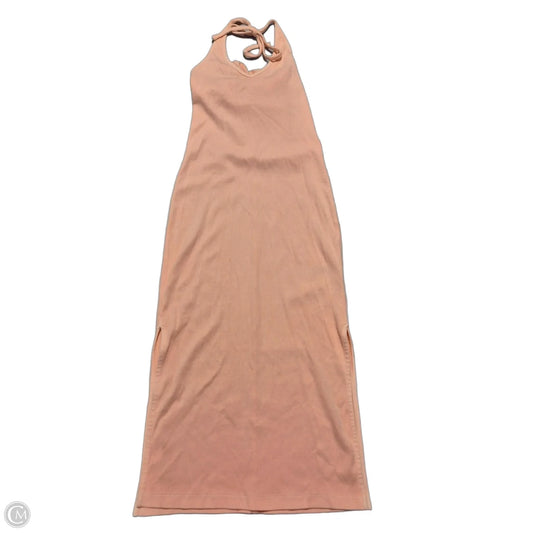 Dress Casual Midi By Old Navy In Peach, Size: S