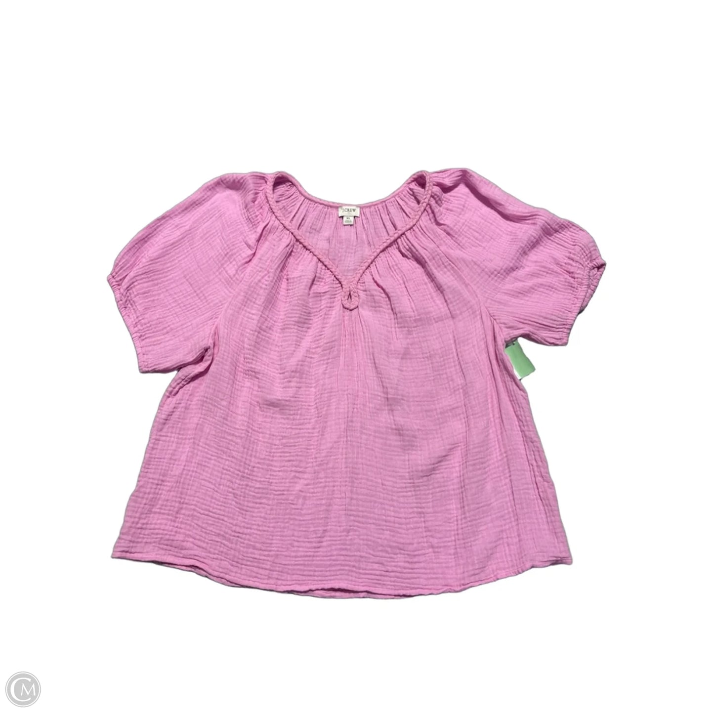 Top Short Sleeve By J. Crew In Pink, Size: Xl