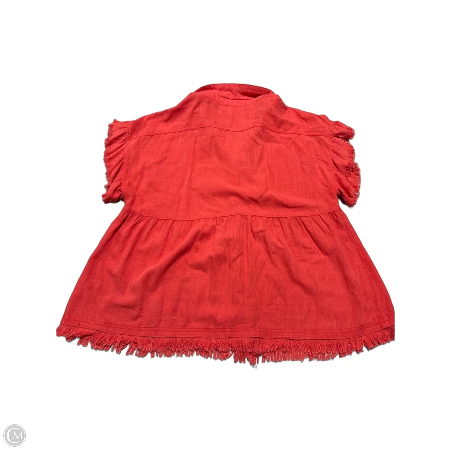 Top Short Sleeve By Umgee In Red, Size: L