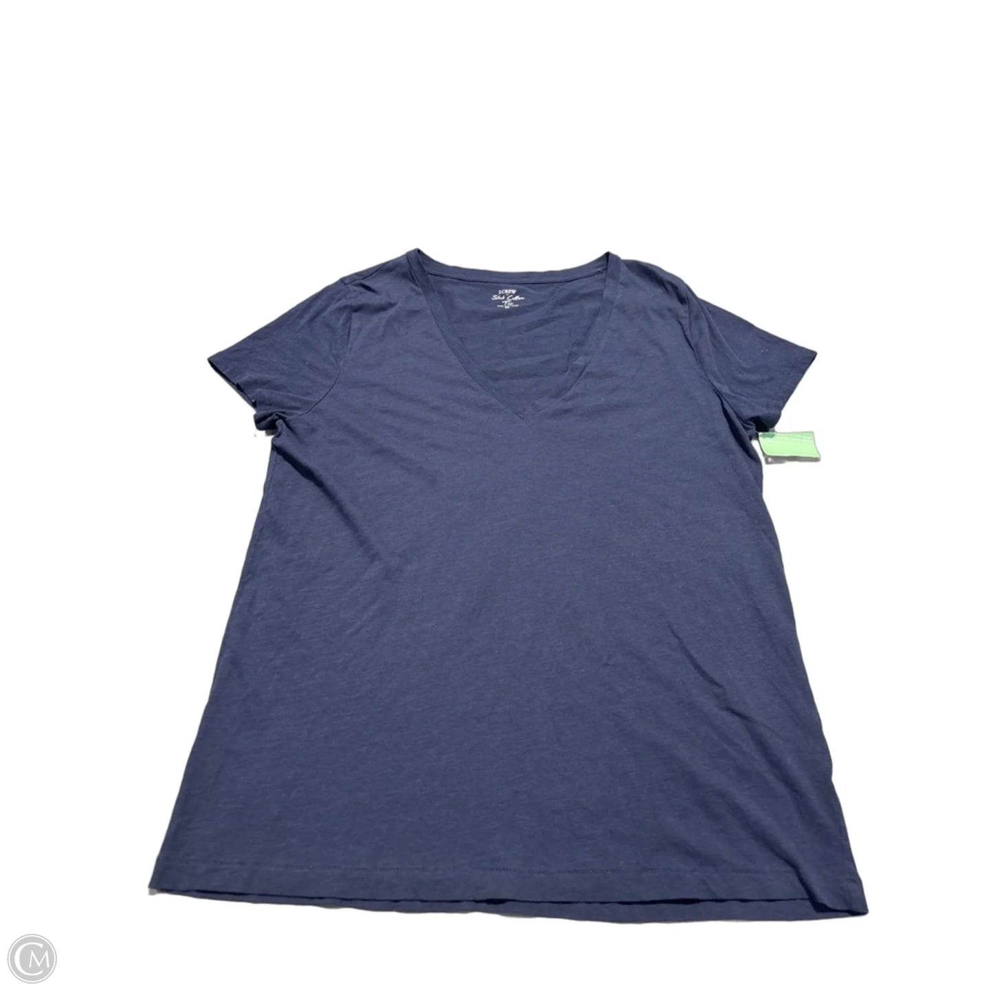 Top Short Sleeve By J. Crew In Navy, Size: Xl