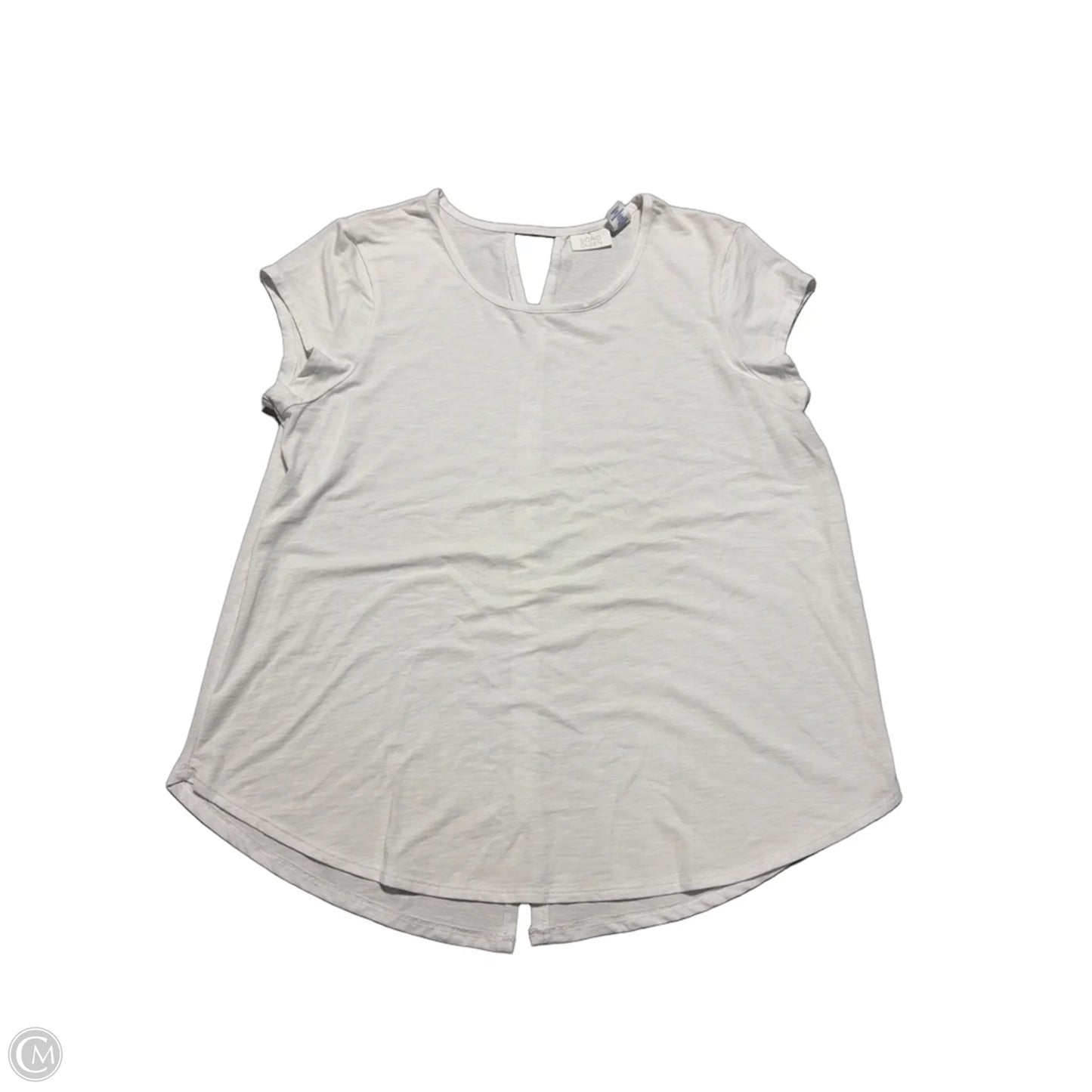 Top Short Sleeve By Sigrid Olsen In White, Size: Xl