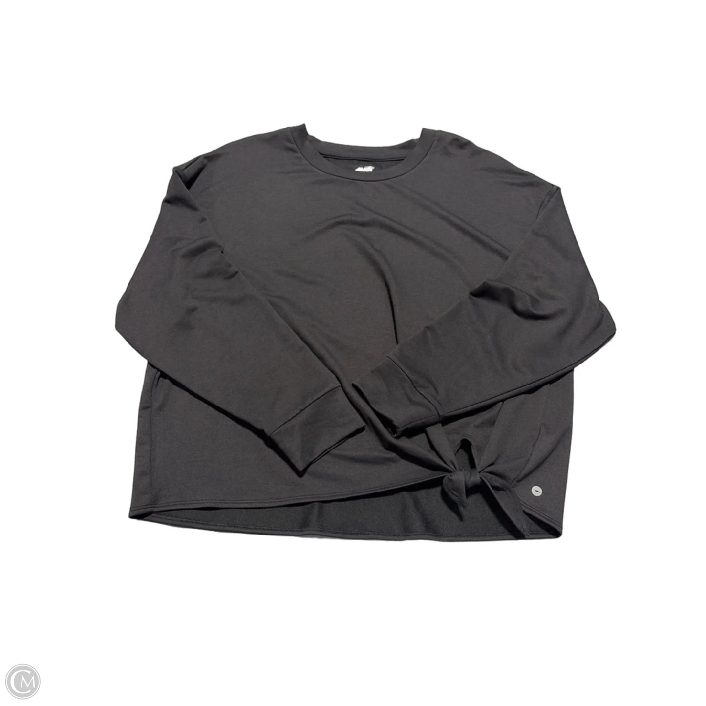 Athletic Top Long Sleeve Crewneck By Avia In Black, Size: Xl
