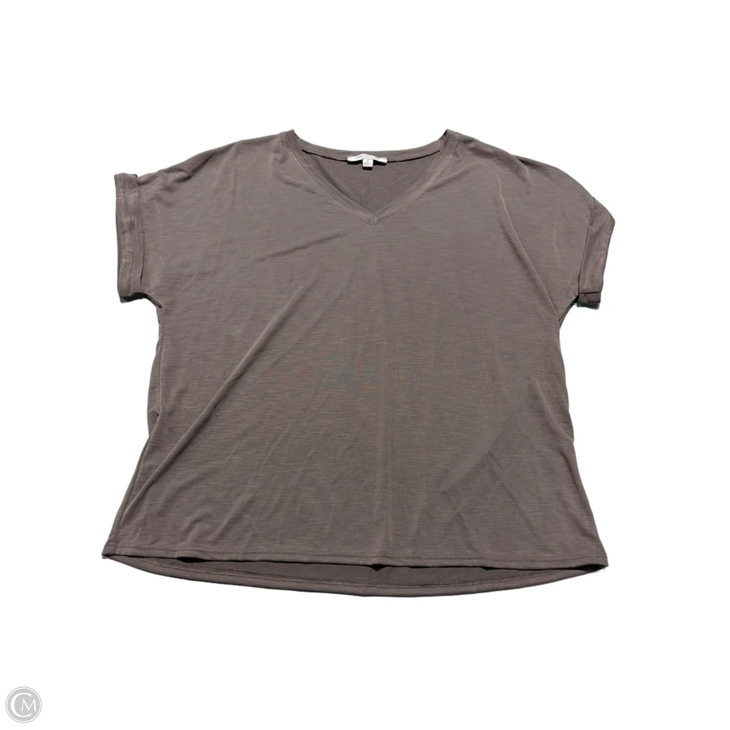 Top Short Sleeve By Green Envelope In Brown, Size: Xl