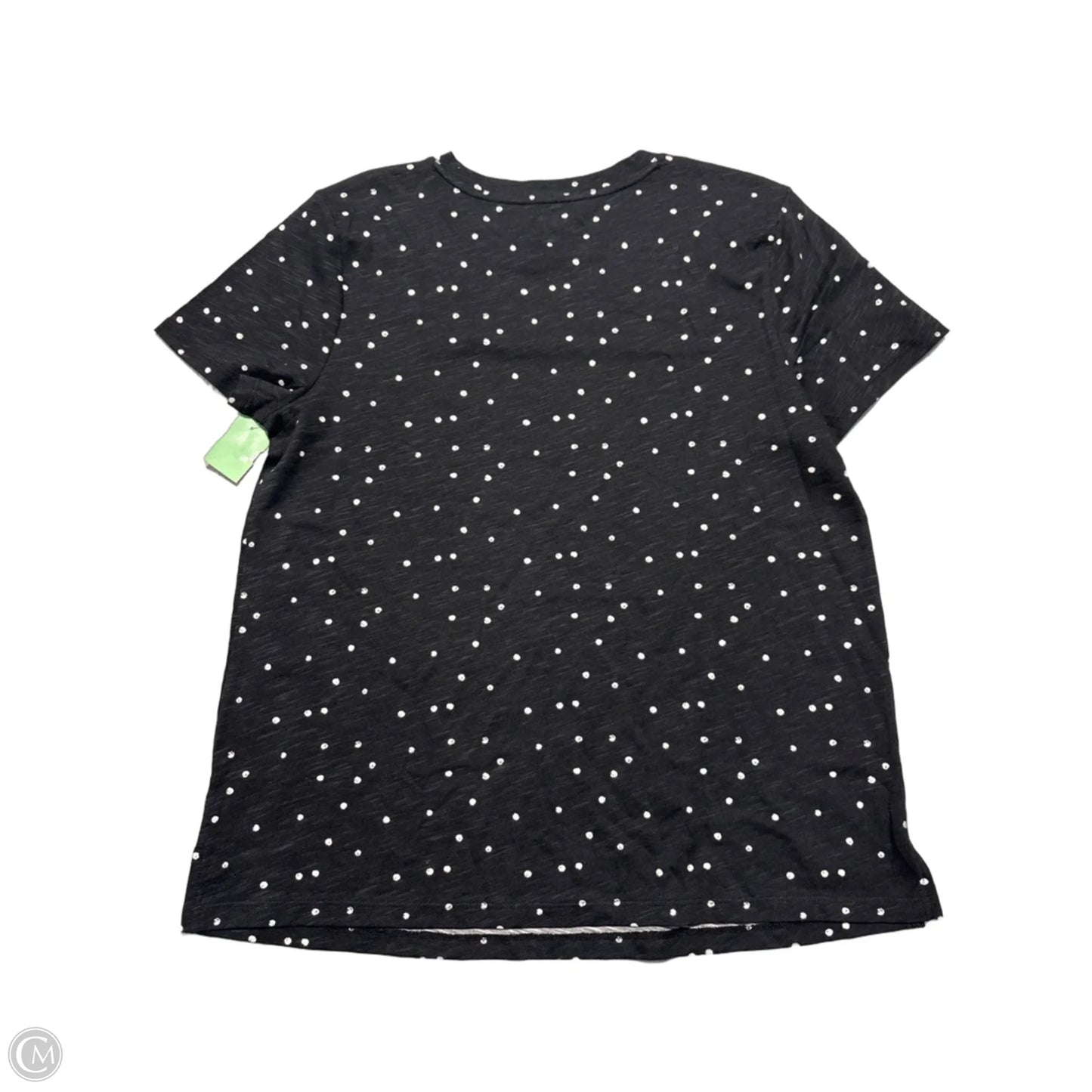 Top Short Sleeve By Maurices In Polkadot Pattern, Size: L