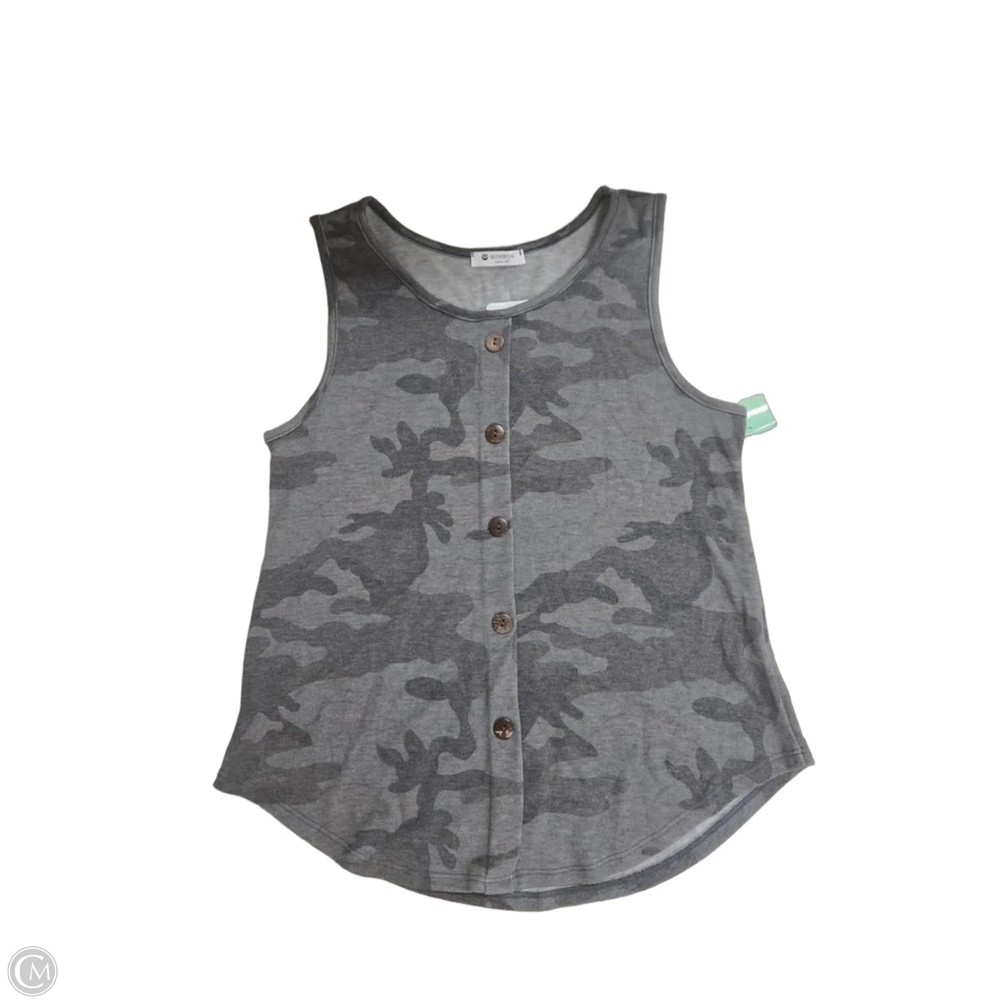 Tank Top By Bombom In Camouflage Print, Size: S