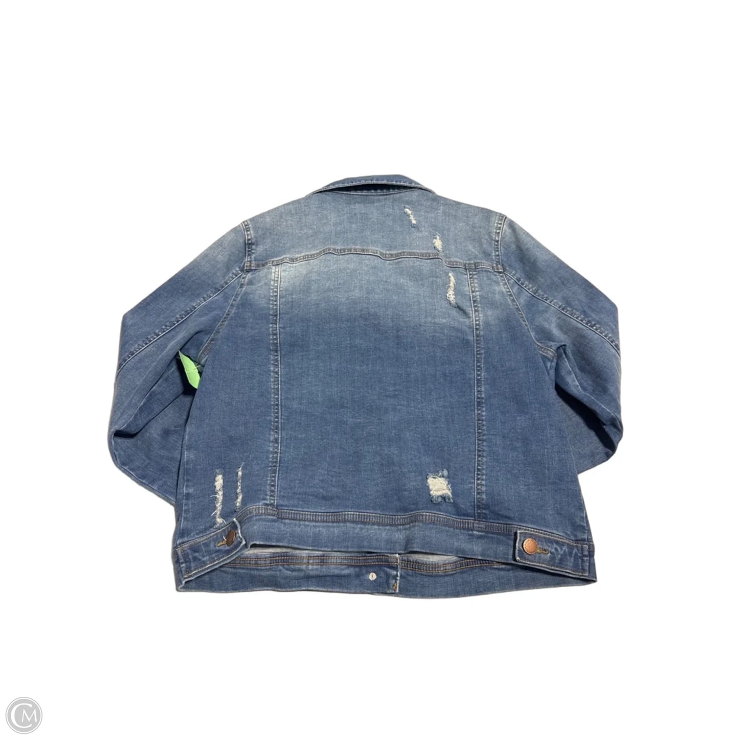 Jacket Denim By Risen In Blue Denim, Size: L