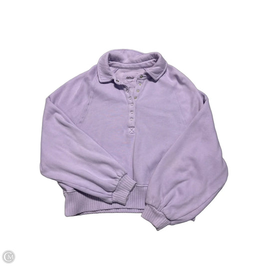 Sweatshirt Crewneck By Aerie In Purple, Size: S