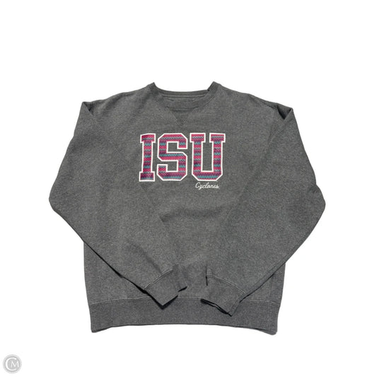 Sweatshirt Crewneck By Cmc In Grey, Size: S