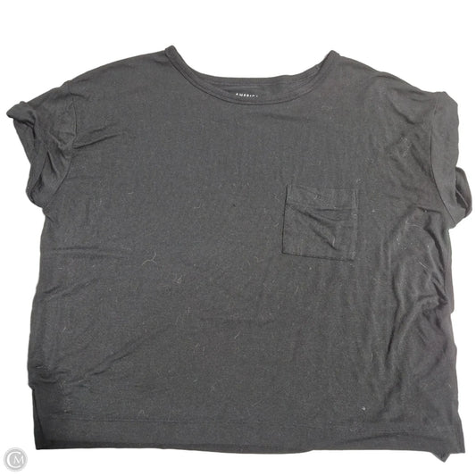 Top Short Sleeve Basic By American Eagle In Black, Size: M