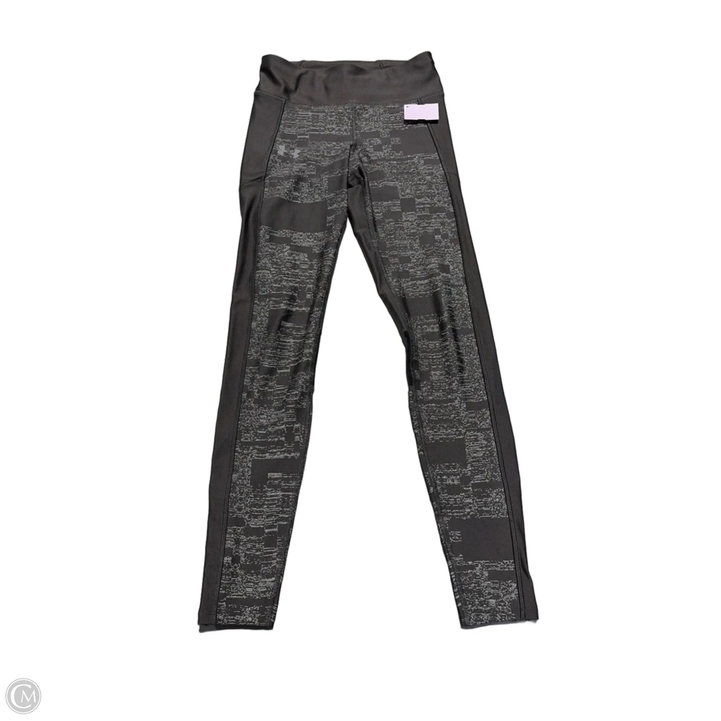 Athletic Leggings By Under Armour In Grey, Size: S