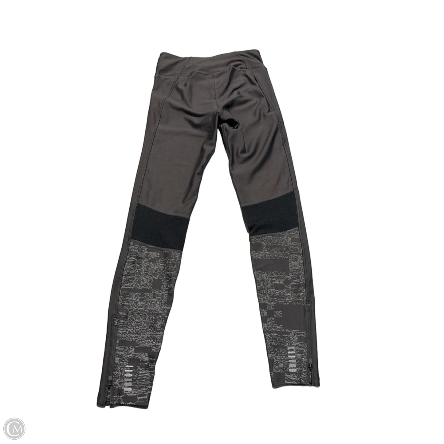 Athletic Leggings By Under Armour In Grey, Size: S