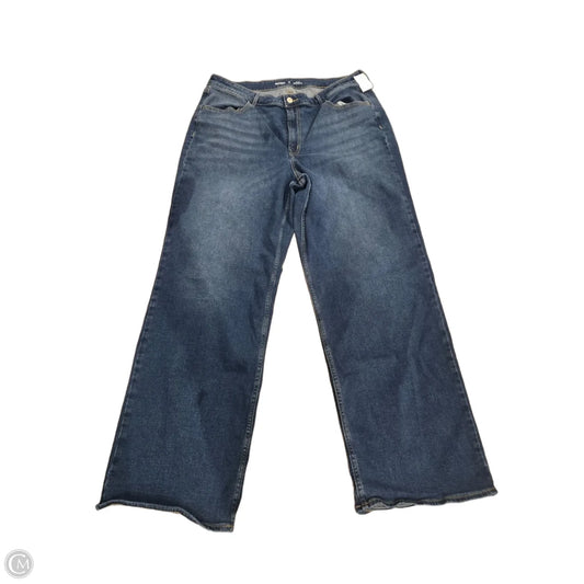 Jeans Wide Leg By Old Navy In Blue, Size: 18