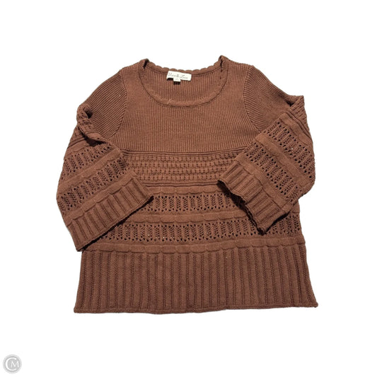 Sweater By Vine & Love In Brown, Size: S