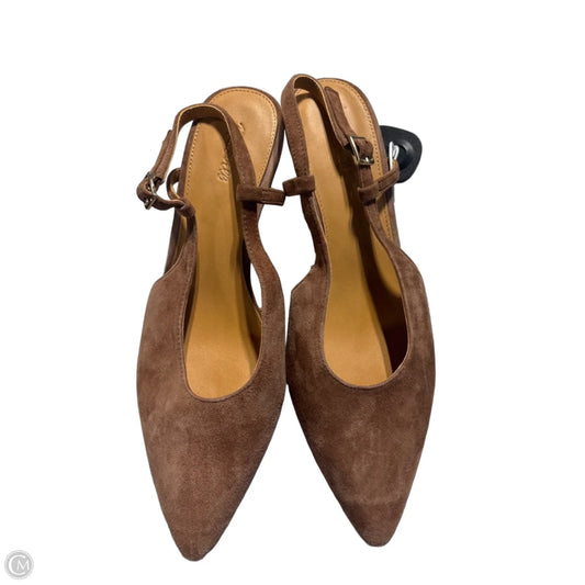 Shoes Heels Kitten By Madewell In Brown, Size: 9.5