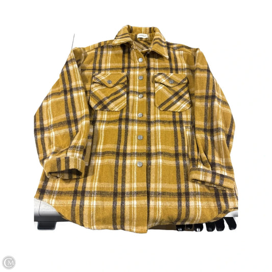 Jacket Fleece By Cherish In Yellow, Size: L