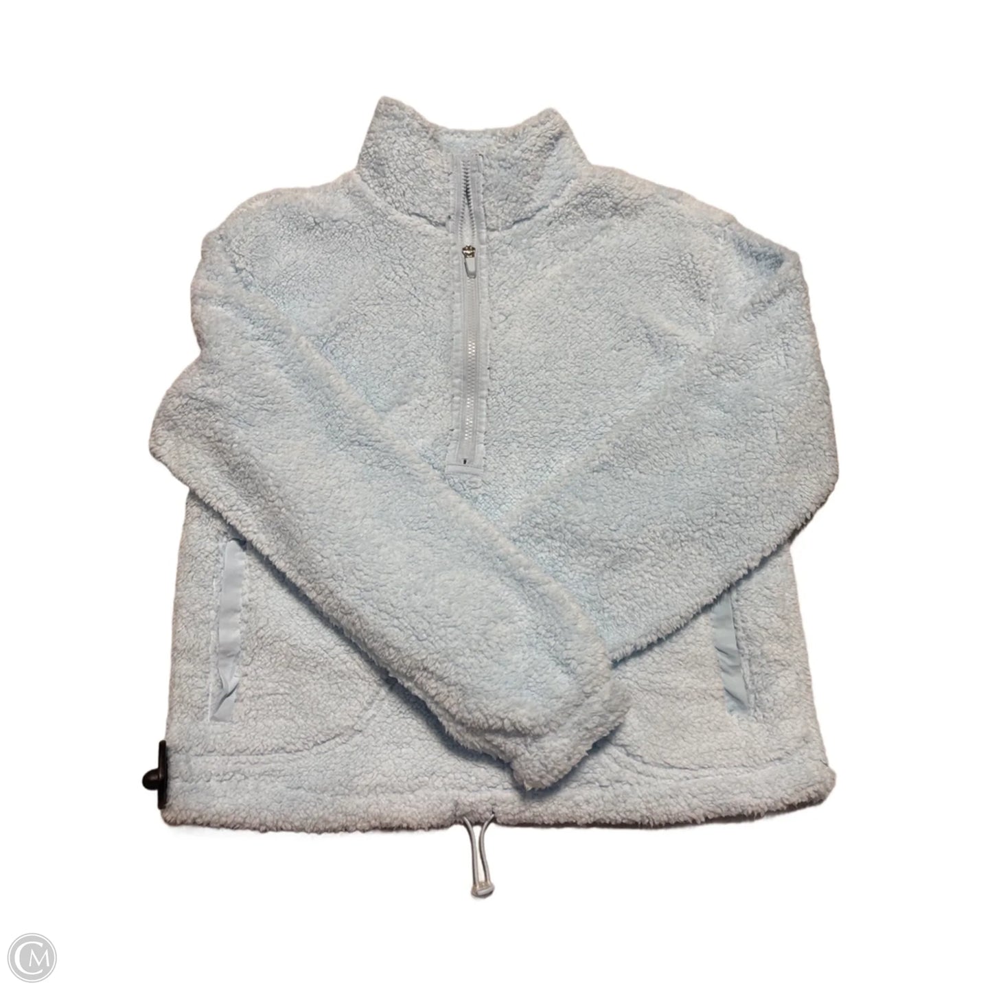 Jacket Faux Fur & Sherpa By No Boundaries In Blue, Size: S