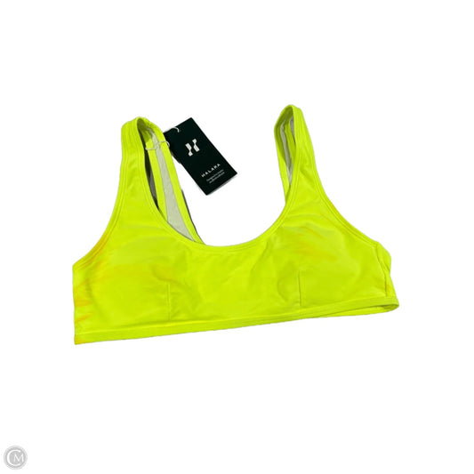 Swimsuit Top By Halara In Green, Size: L