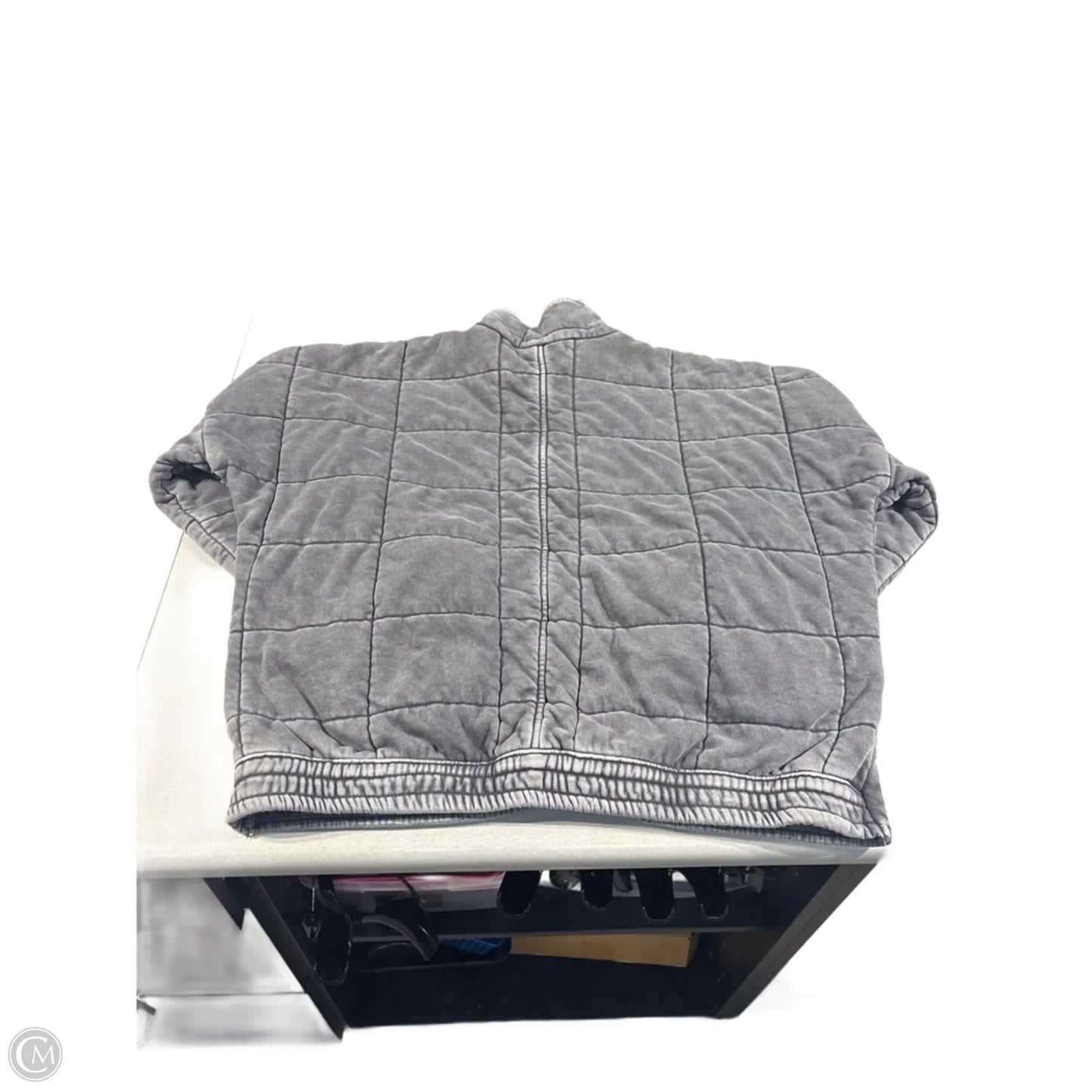 Jacket Puffer & Quilted By Forever 21 In Grey, Size: M
