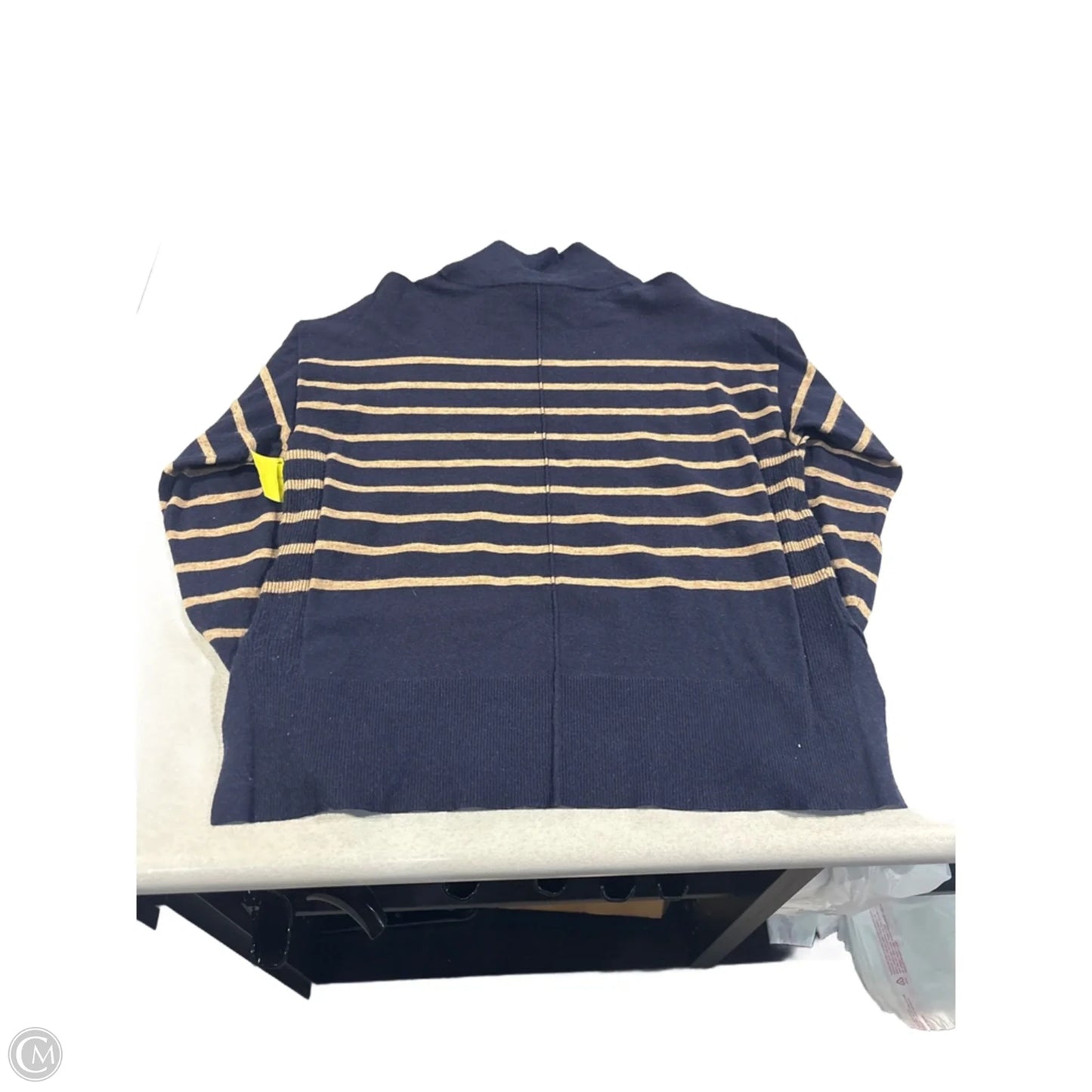 Top Long Sleeve By Charlie B In Navy, Size: M