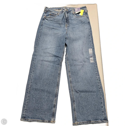 Jeans Flared By Old Navy In Blue Denim, Size: 16