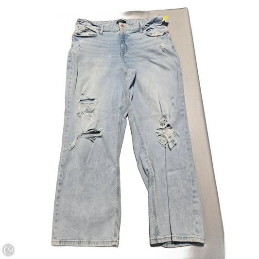 Jeans Wide Leg By Edgely In Blue Denim, Size: 16