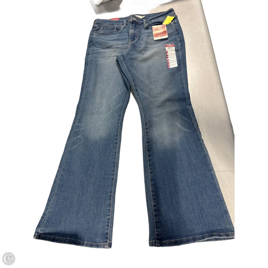 Jeans Boot Cut By Levis In Blue Denim, Size: 10