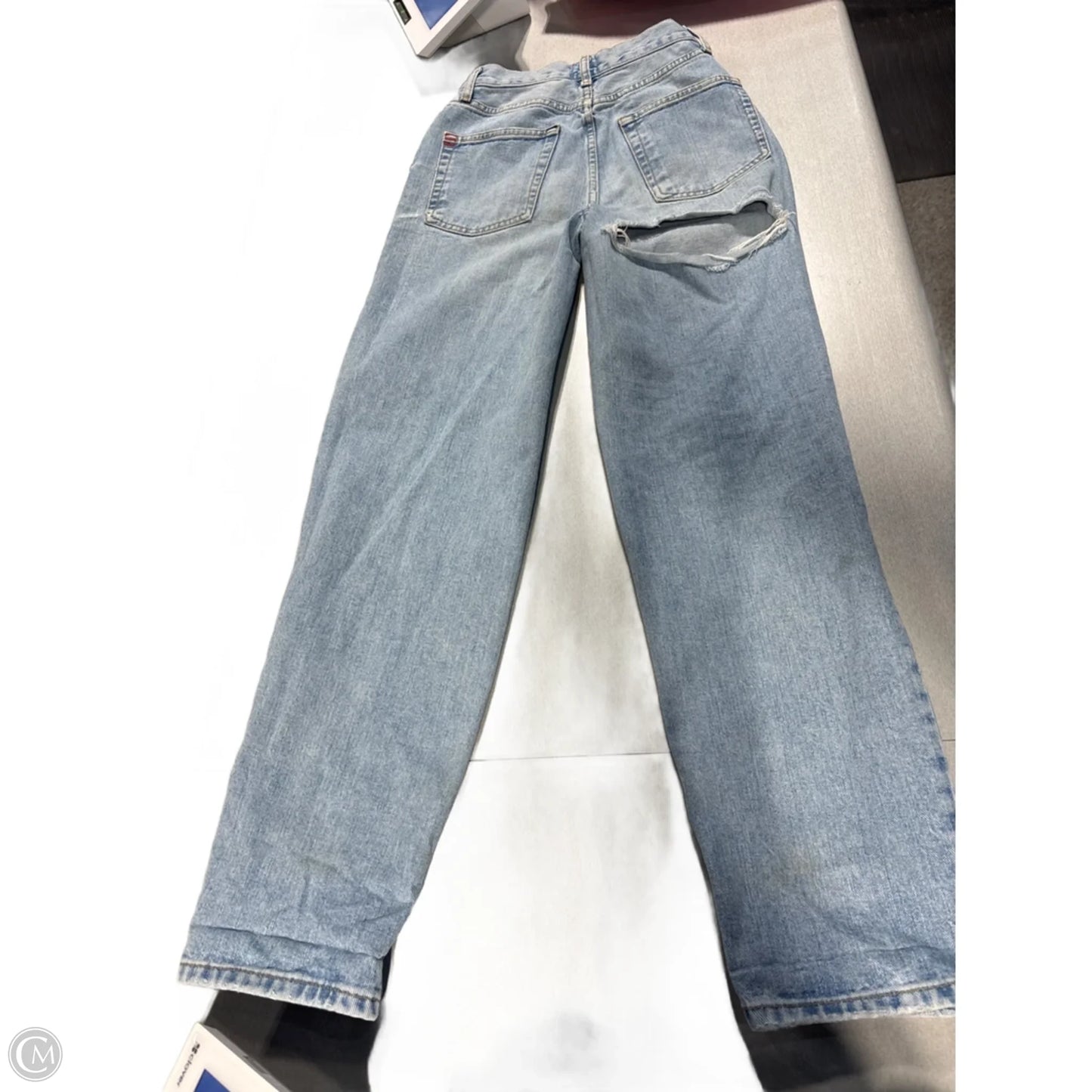 Jeans Straight By Bdg In Blue Denim, Size: 0