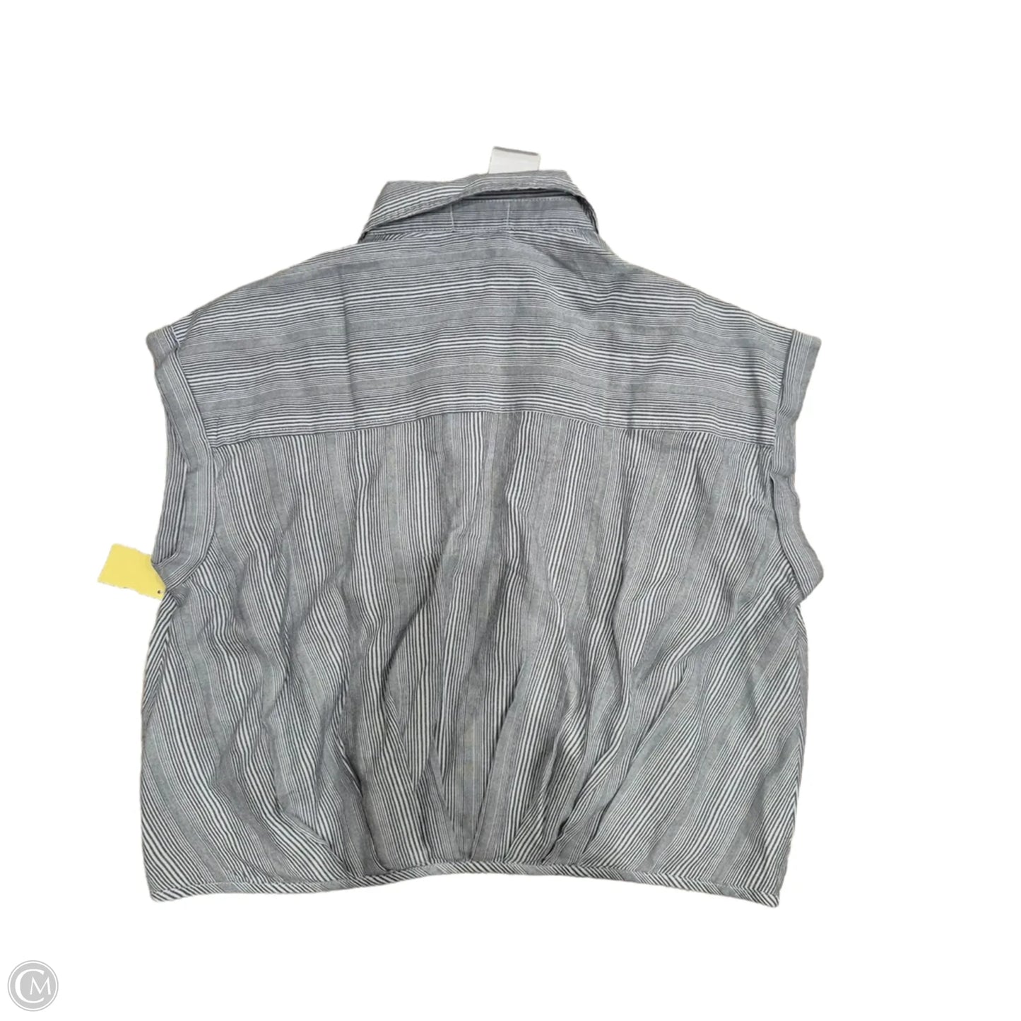 Top Short Sleeve By Kut In Grey, Size: L