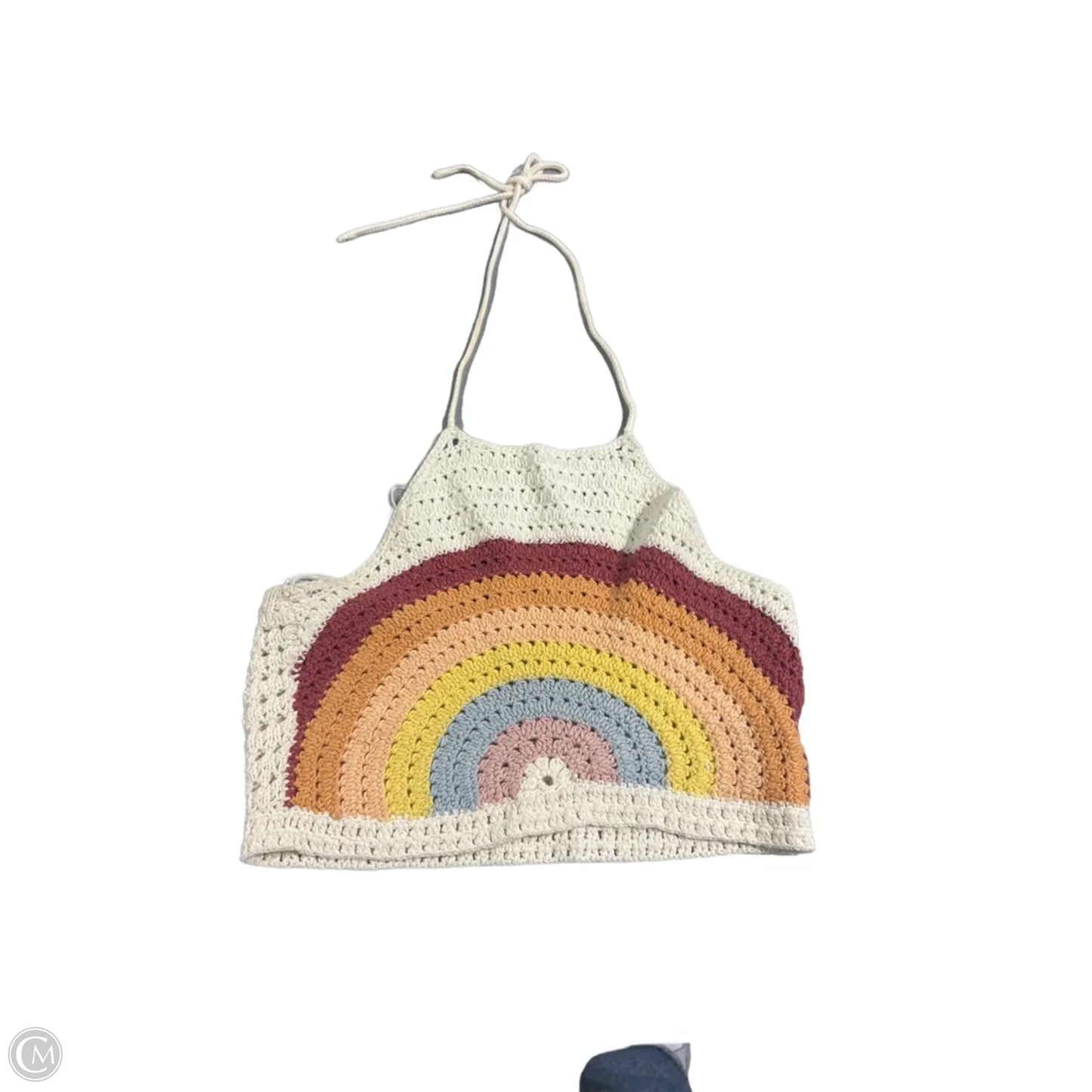 Tank Top By American Eagle In Cream, Size: S