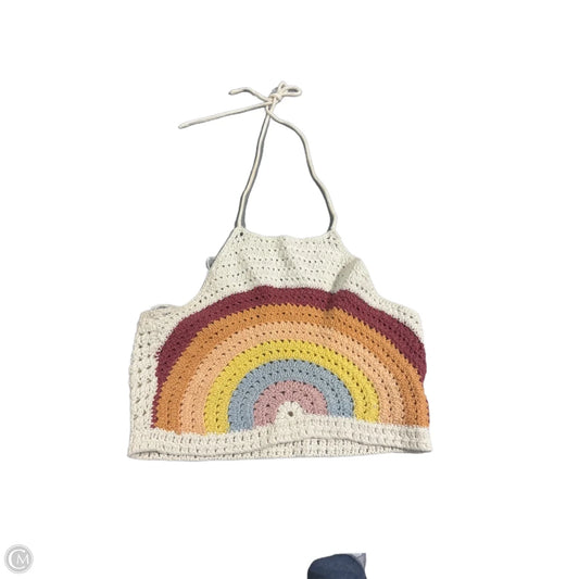 Tank Top By American Eagle In Cream, Size: S