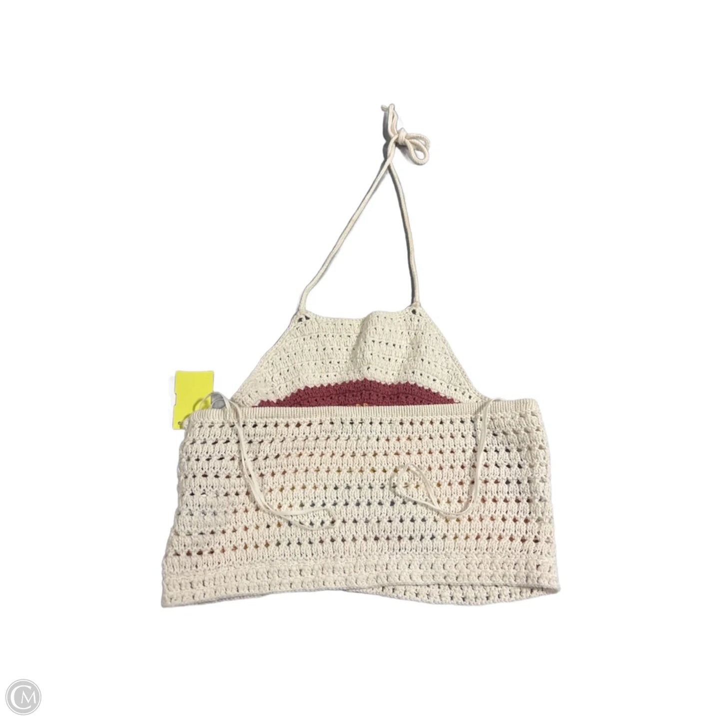 Tank Top By American Eagle In Cream, Size: S