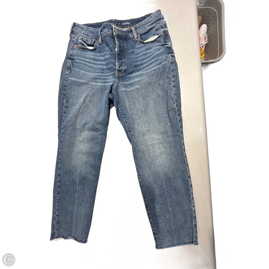Jeans Straight By Old Navy In Blue Denim, Size: 14