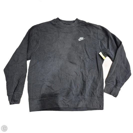 Top Long Sleeve By Nike In Black, Size: L