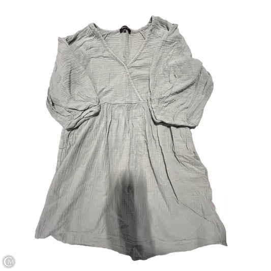 Dress Casual Midi By Cmb In Green, Size: L