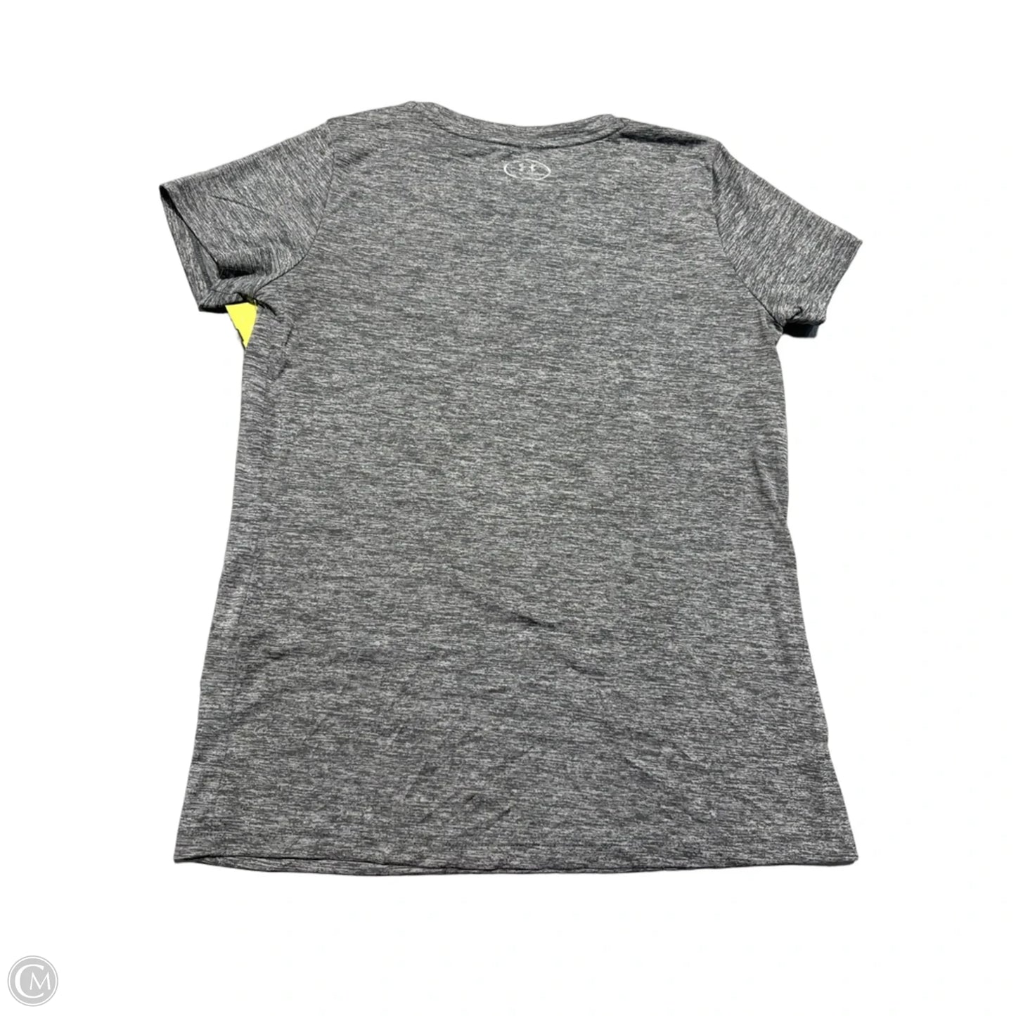 Top Short Sleeve By Under Armour In Grey, Size: S