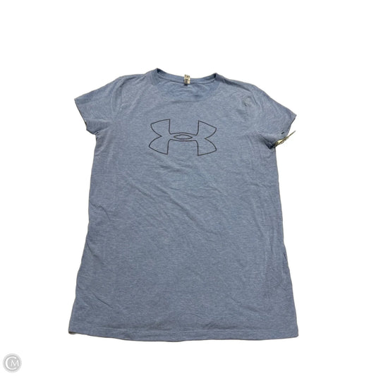 Top Short Sleeve By Under Armour In Blue, Size: S