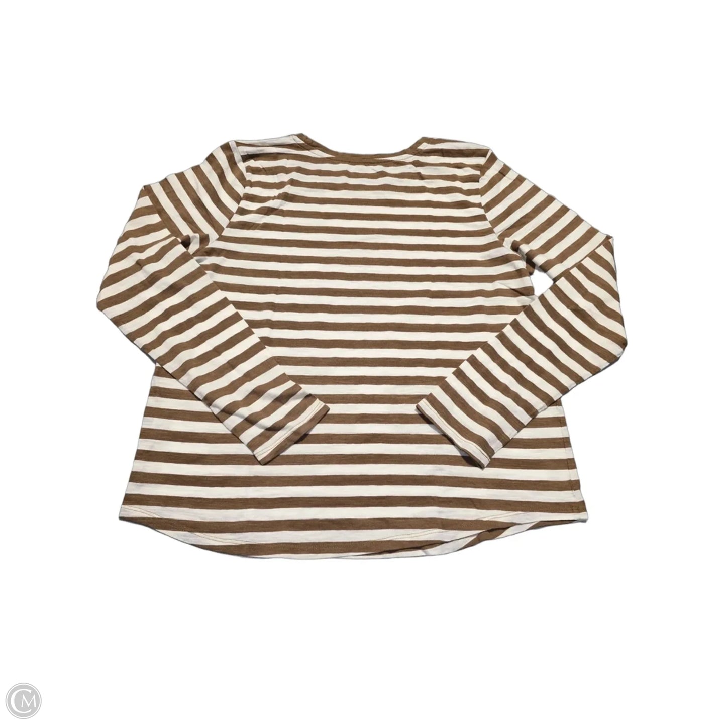 Top Long Sleeve By Sonoma In Brown, Size: Xl
